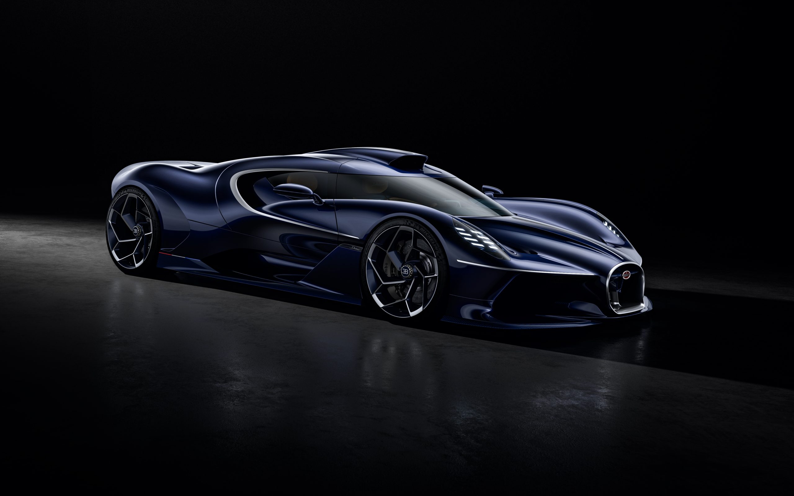 The one-of-one Bugatti Destrier finished in bespoke Sapphire Celeste paintwork
