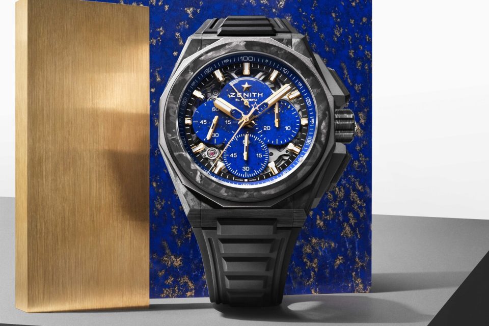 ZENITH DEFY EXTREME LAPIS LAZULI II: PRECISION IN A STUDY OF NATURAL STONE AND ENGINEERED CARBON