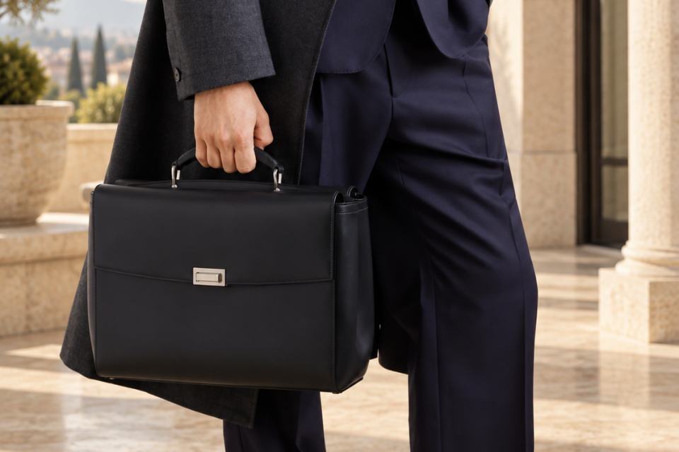 DUNHILL’S ALFRED 40 TURNS 130 YEARS OF ARCHIVE INTO ONE MODERN BRIEFCASE