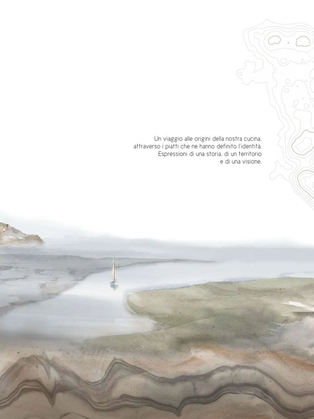 A close detail of Sedimenti tasting menu composition reflecting culinary heritage