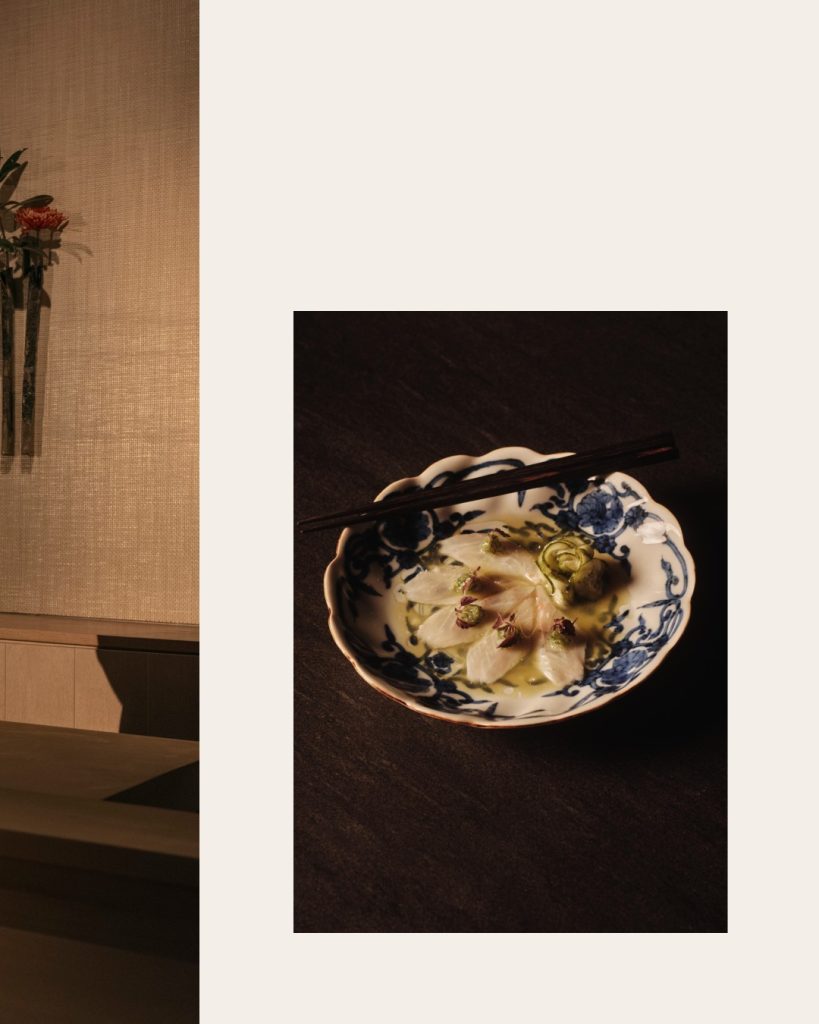 Guest experiencing contemplative moment in one of the hotel's serene, elegantly designed spaces