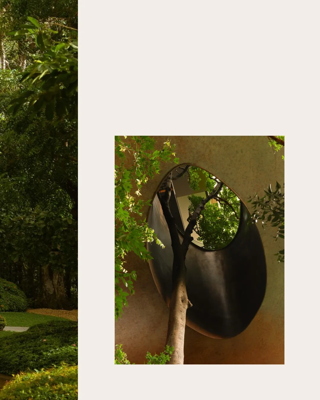 Resort pathway lined with tropical vegetation and lighting