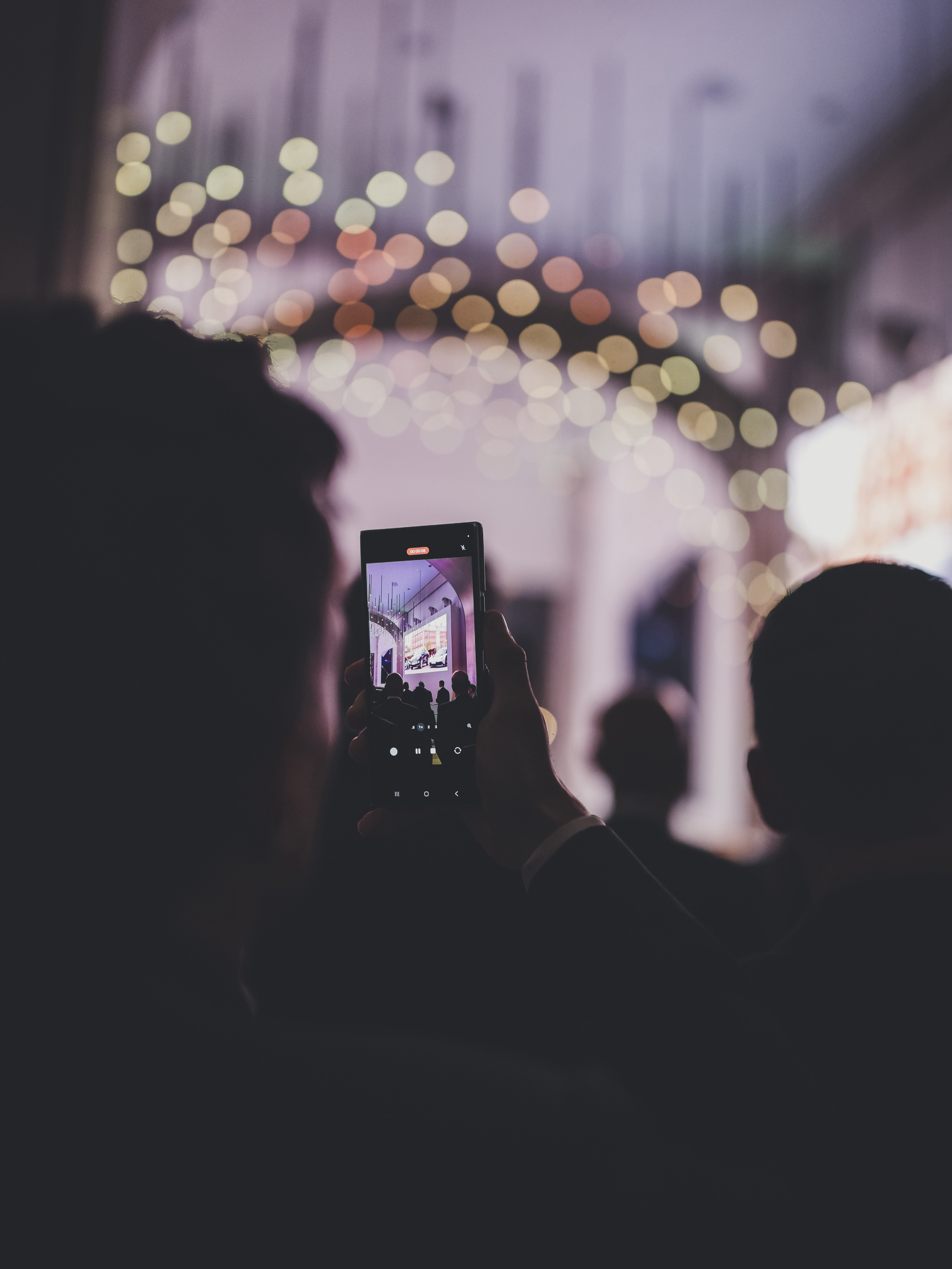 The DBX GT illuminated during the Berkeley Square unveiling event