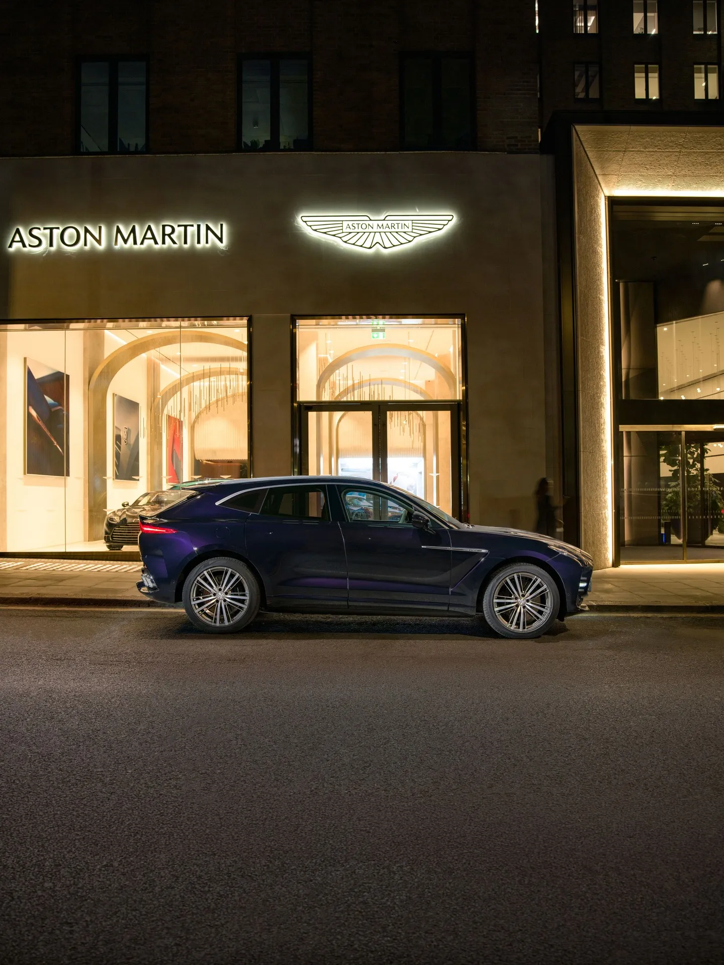 Aston Martin's new flagship store located in London's prestigious Mayfair district