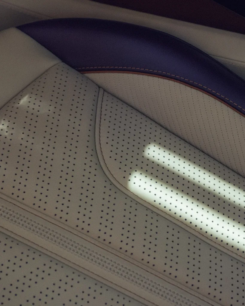 Layered material textures showcasing craftsmanship throughout