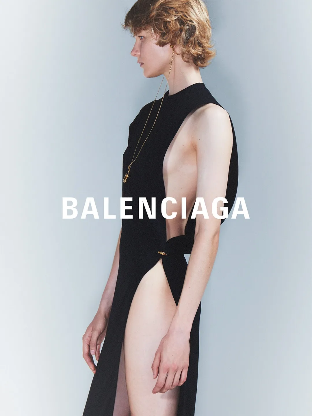 Structured leather piece with undulating hem reflecting coral formation inspiration