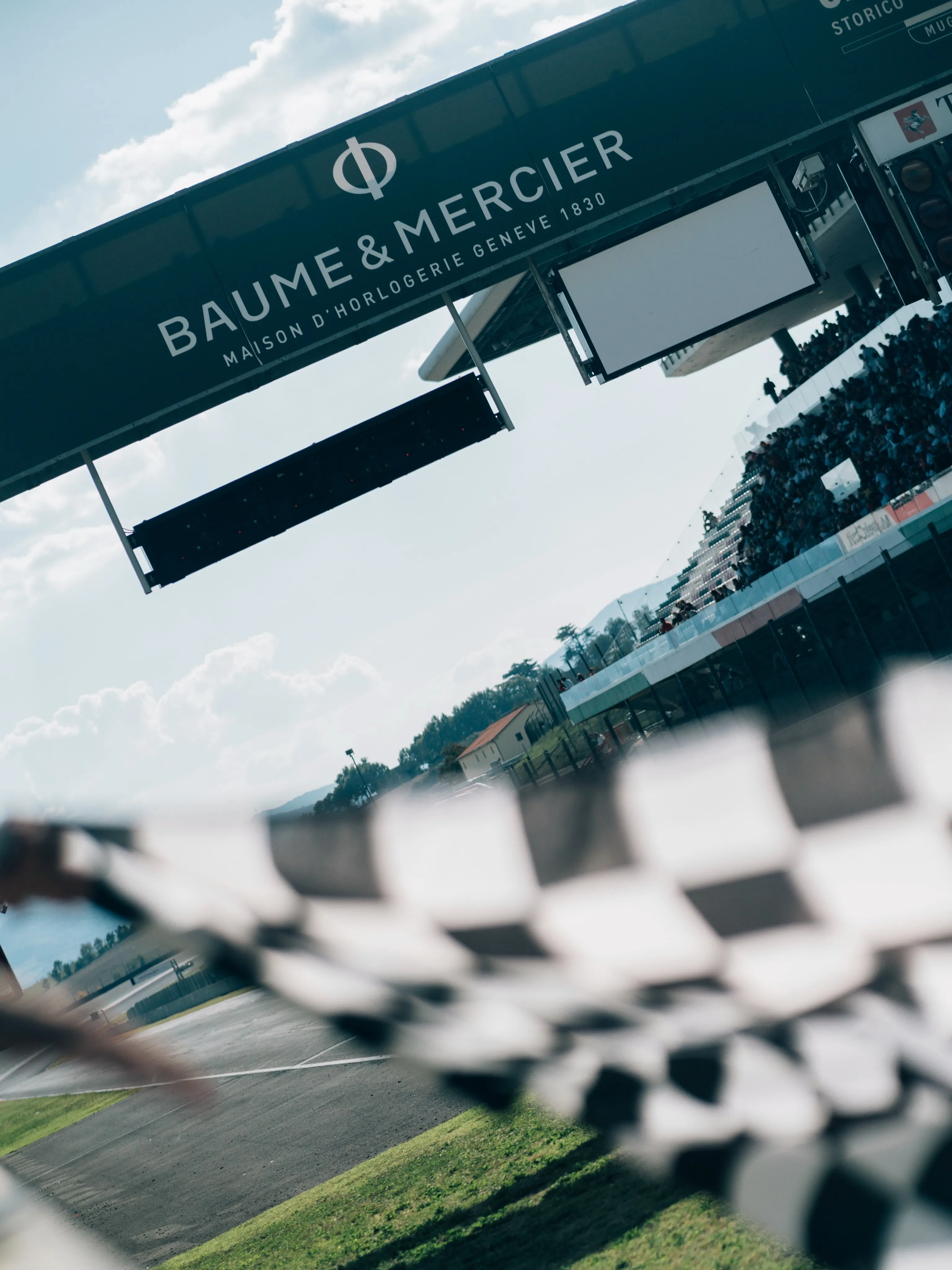 Baume & Mercier luxury timepiece displayed at GPSI motorsport event