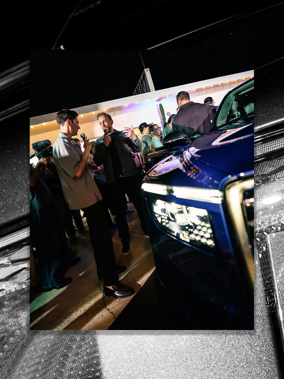 Attendees engaging in conversation at the Torcal's American debut celebration