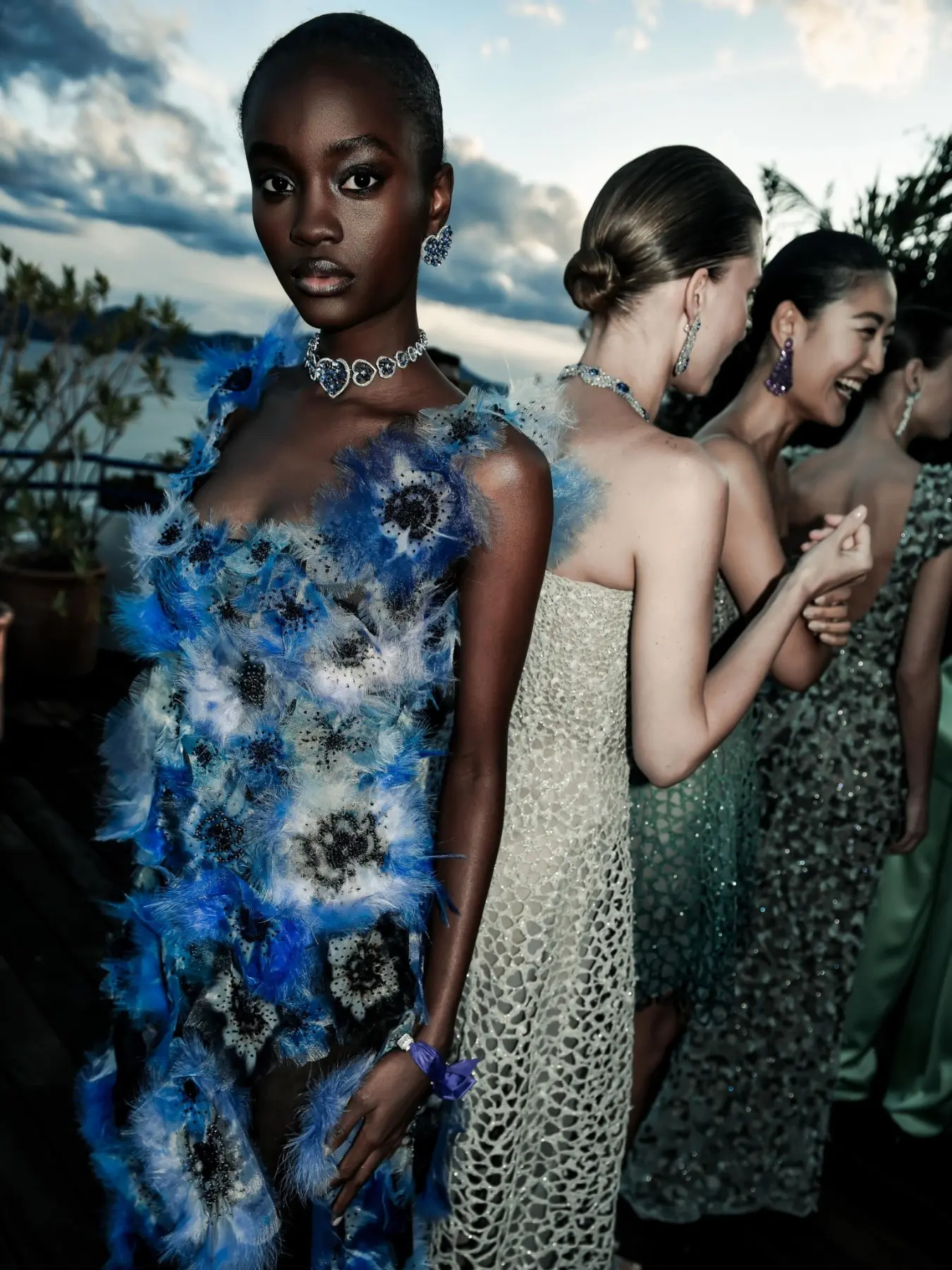 Caroline's Couture backstage before the Miracles show in Cannes