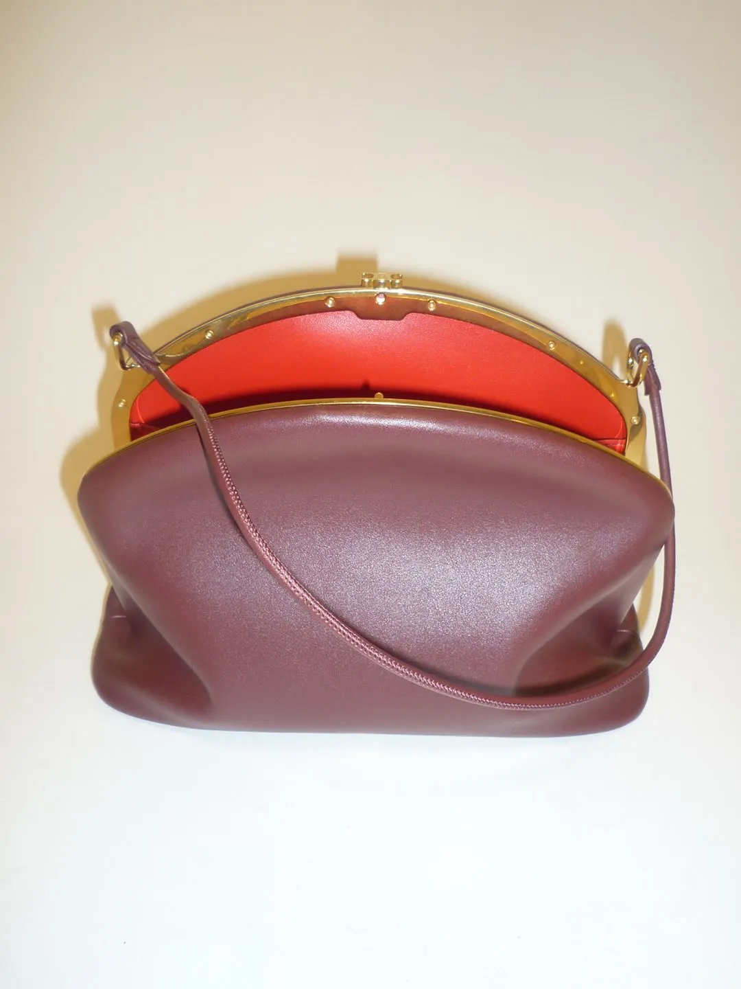 Close up of refined Celine accessory in neutral tones