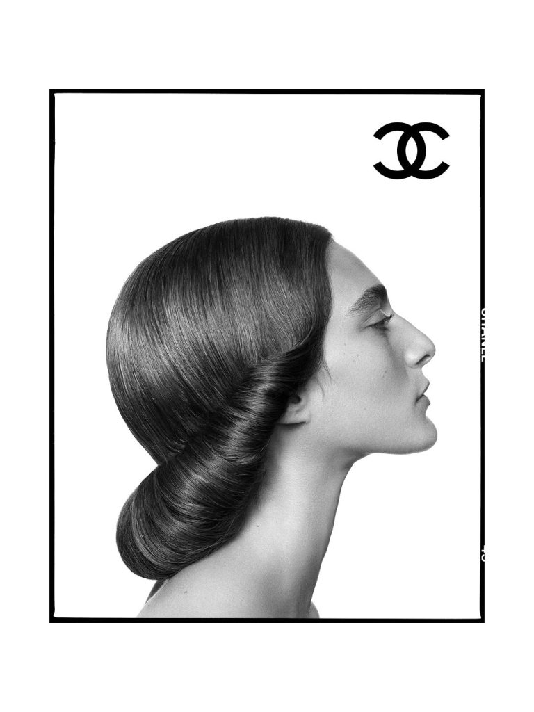 A Chanel look from Matthieu Blazy's Spring Summer 2027 presentation, featuring sophisticated colour palette and silhouette
