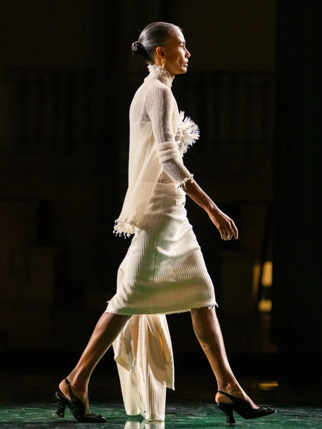 Architectural tailored jacket demonstrating the masculine-feminine paradox