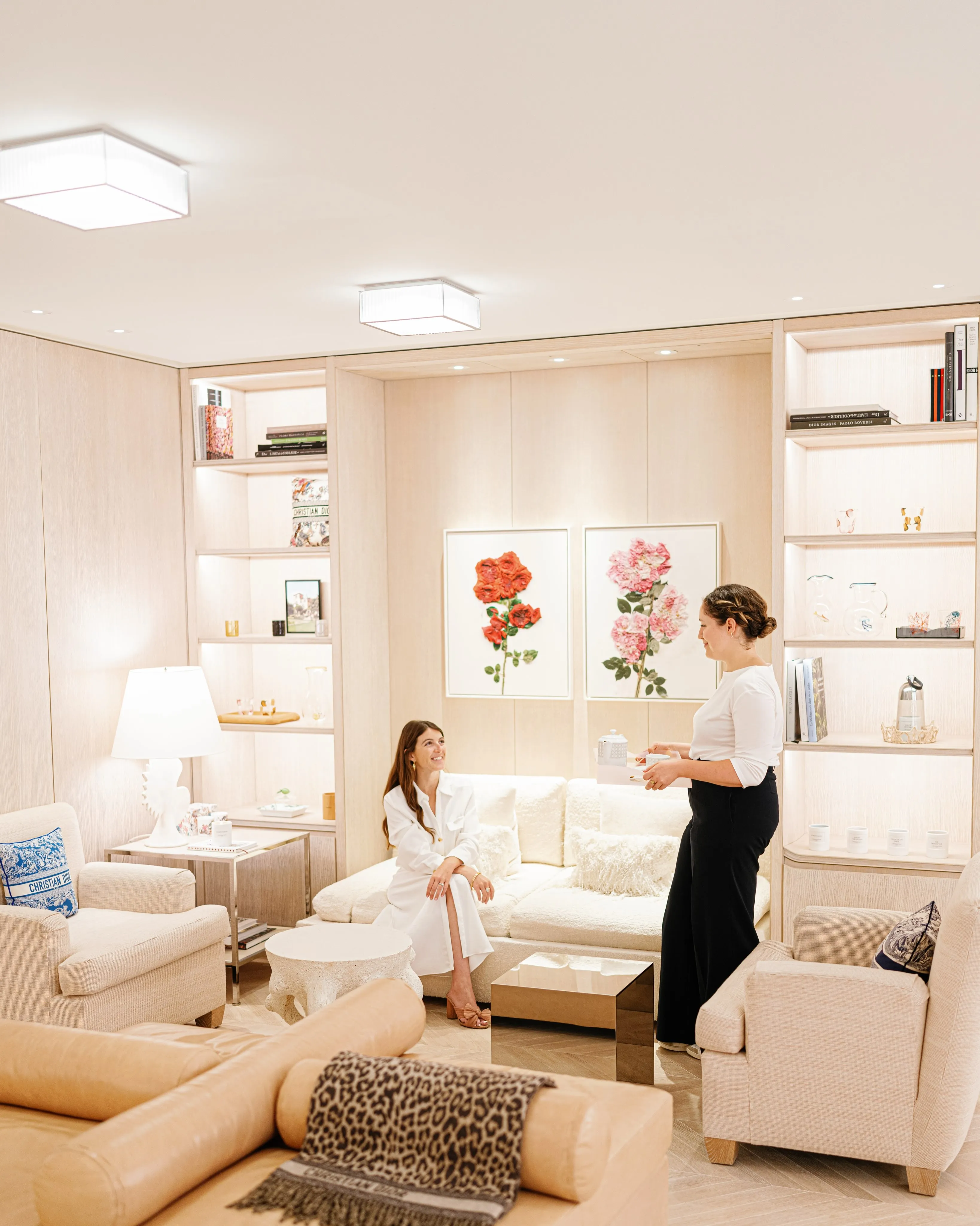 A luxury wellness space showcasing sophisticated materials and tranquil design elements