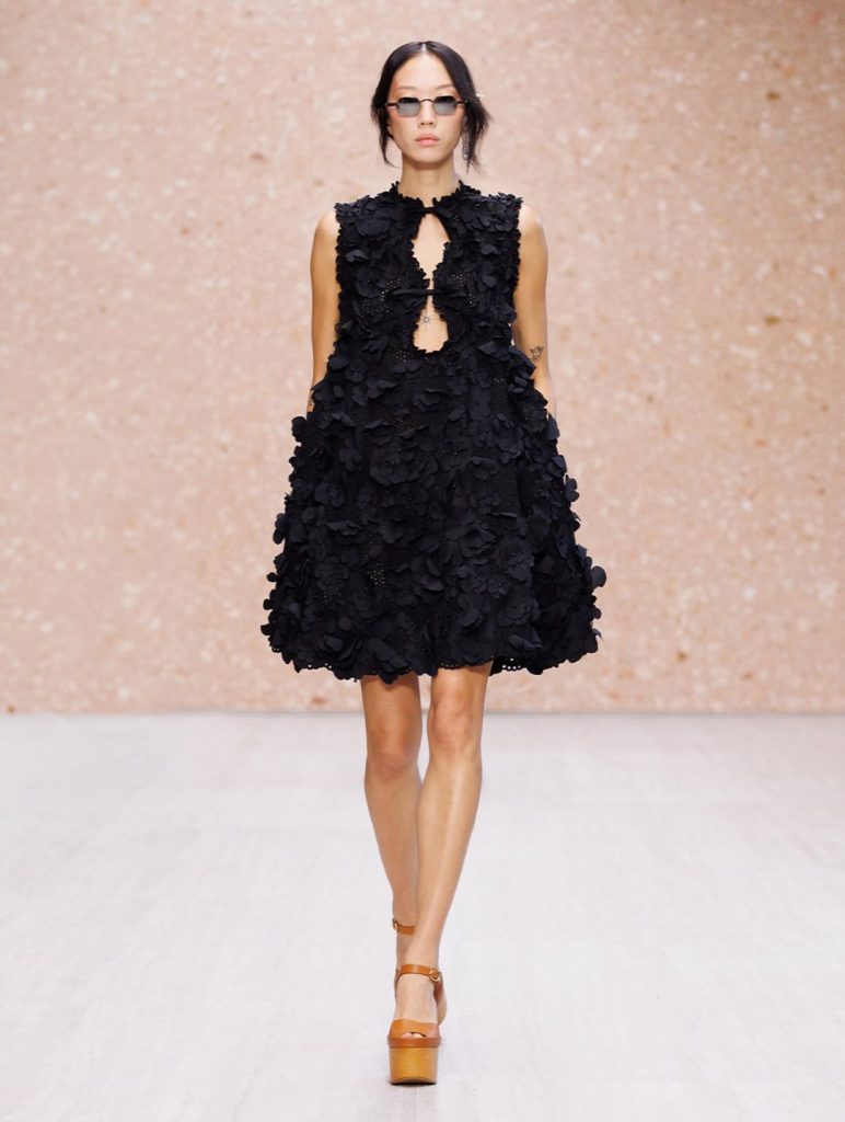 Final silhouette showcasing Chemena Kamali's mastery of elevated elegance