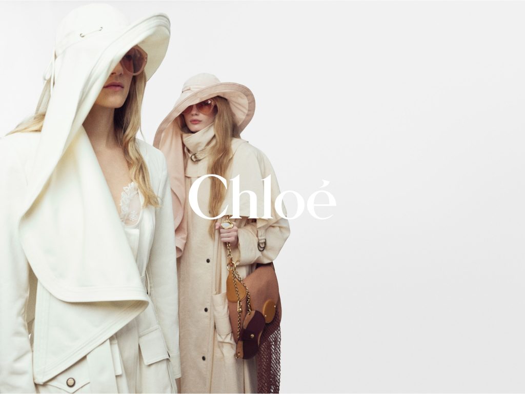 Portrait of model Selah Rose in Chloé Summer 27 collection, captured by photographer Willy Vanderperre
