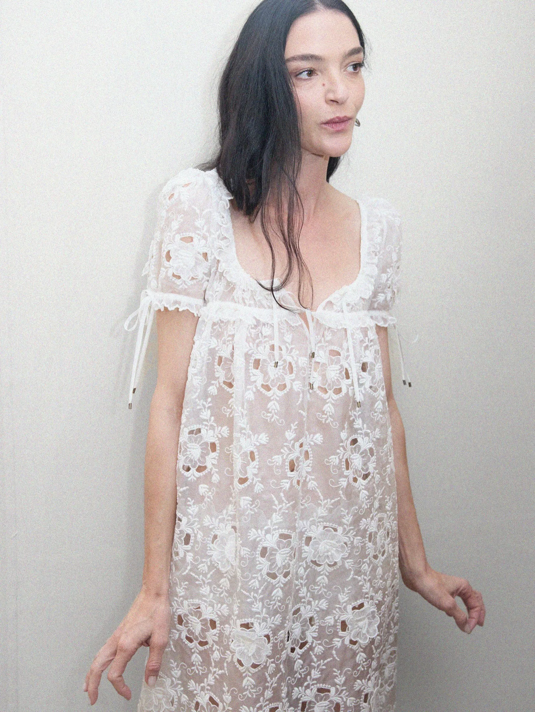 Completed Chloé Summer 2027 collection pieces ready for show