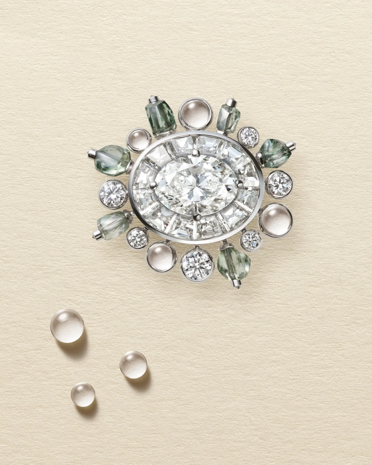 Undulation High Jewellery collection featuring innovative cabochon-cut diamonds and refined design elements