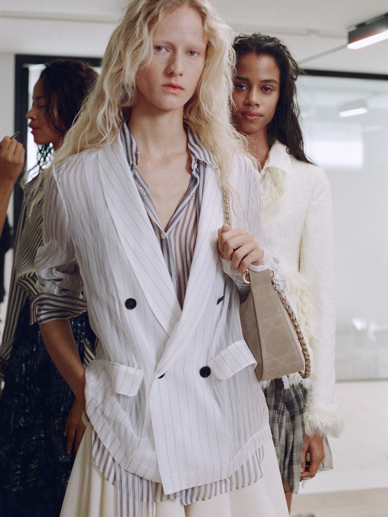 The complete backstage ecosystem orchestrated for Dior Summer 2027 presentation