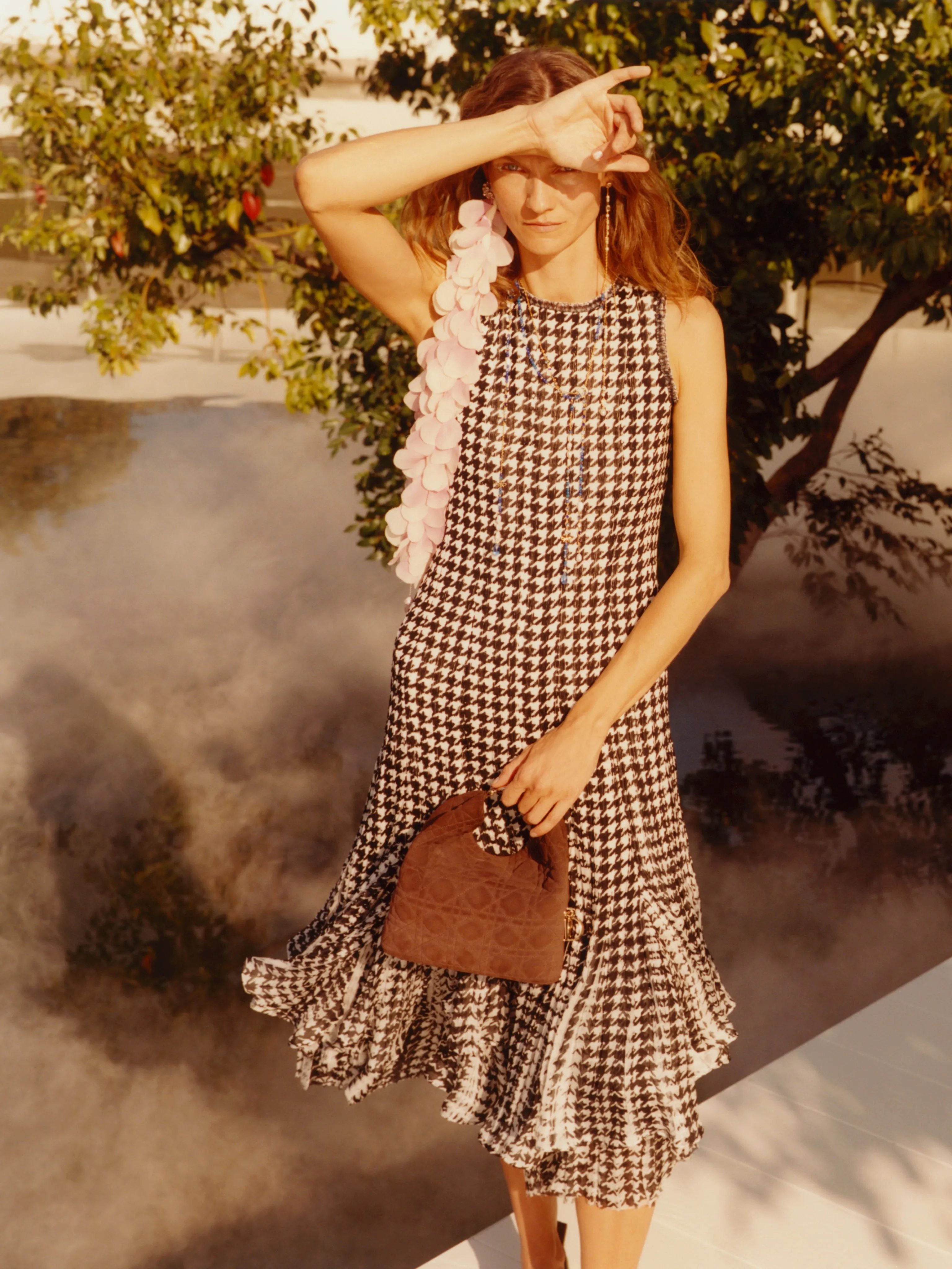 Model showcasing Dior Summer 2027 piece with refined proportion and elegance