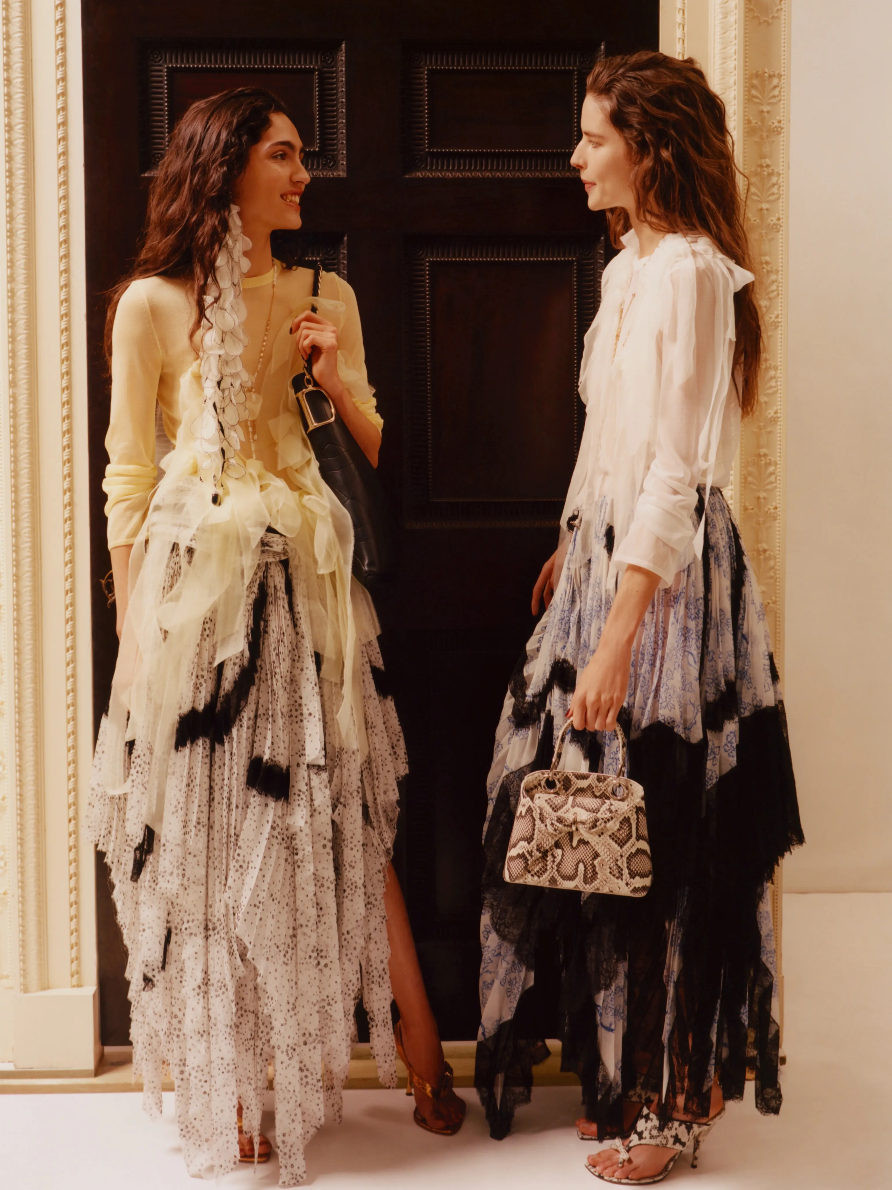 Architectural silhouette from Dior Summer 2027 featuring contemporary proportions