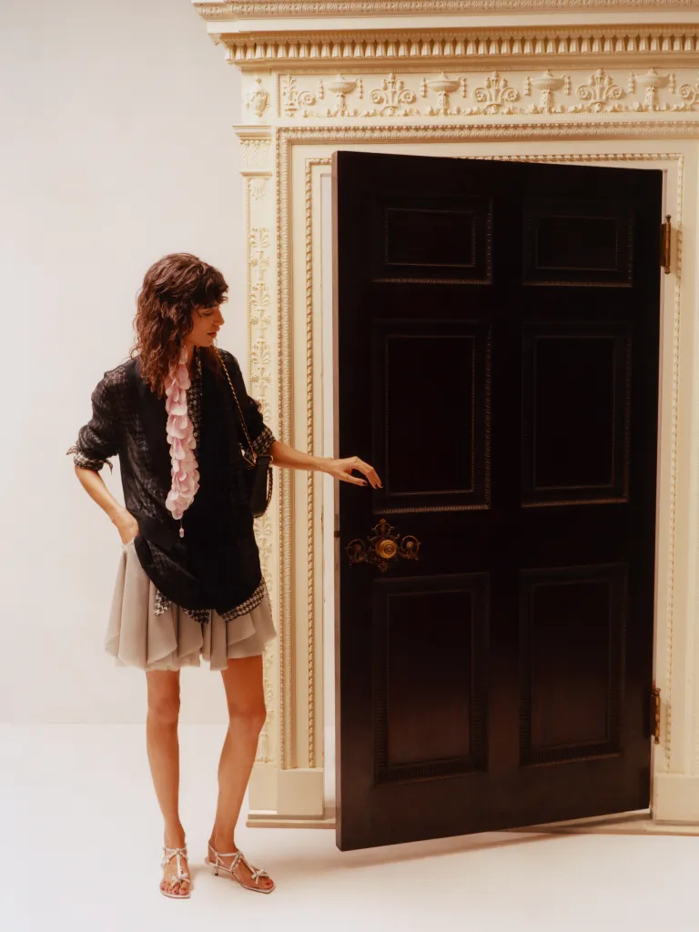 Final look from Dior Summer 2027 women's show capturing refined simplicity and ease