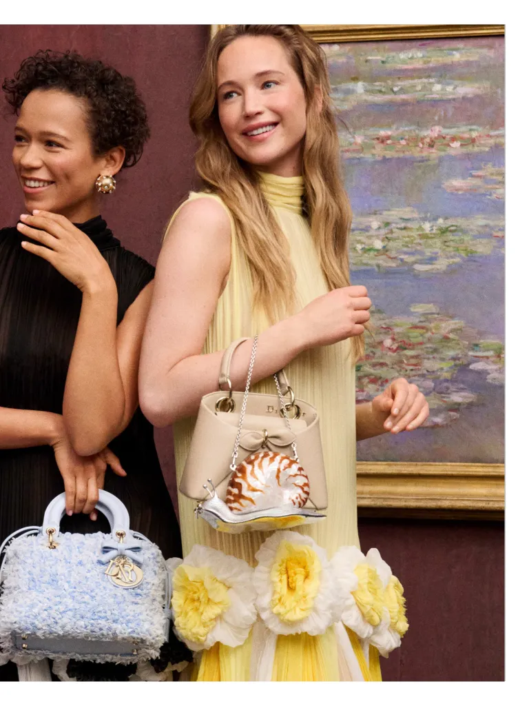 Taylor Russell captured in the Dior Cruise 2027 campaign at LACMA