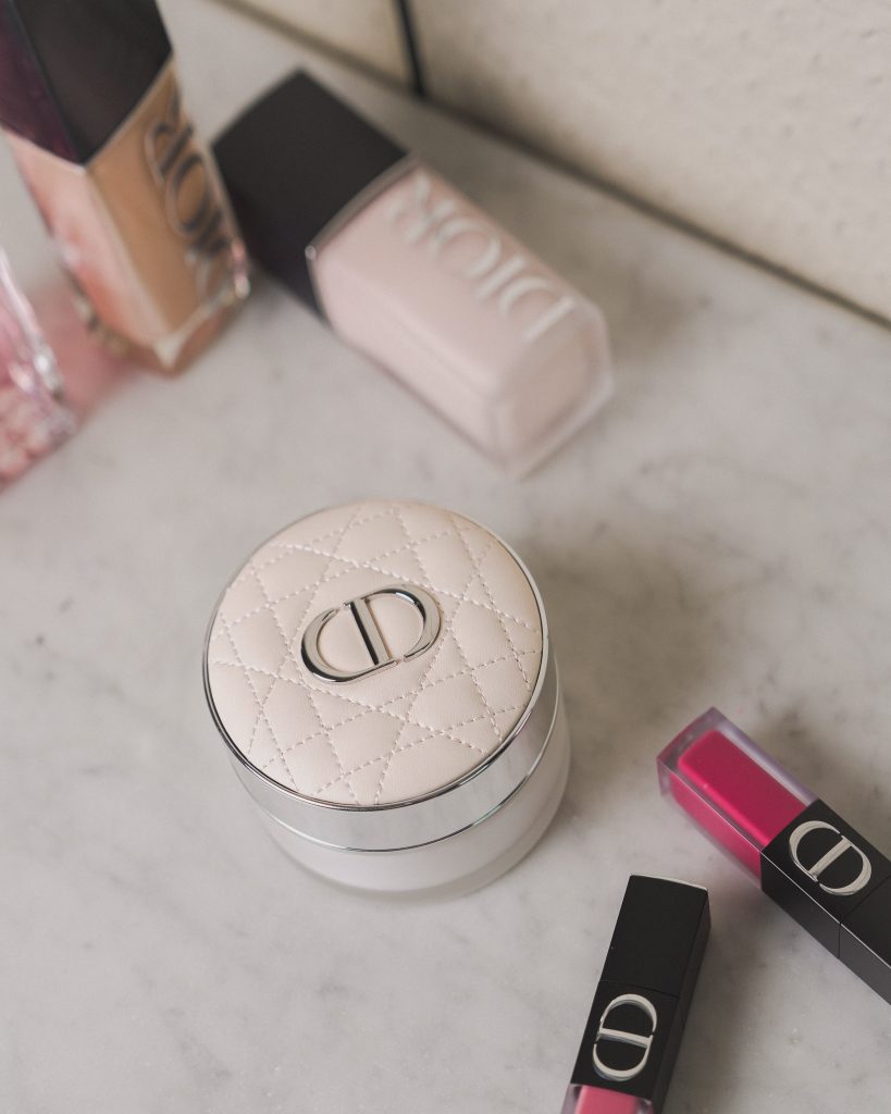 Forever Cushion foundation being blended onto complexion for seamless runway coverage