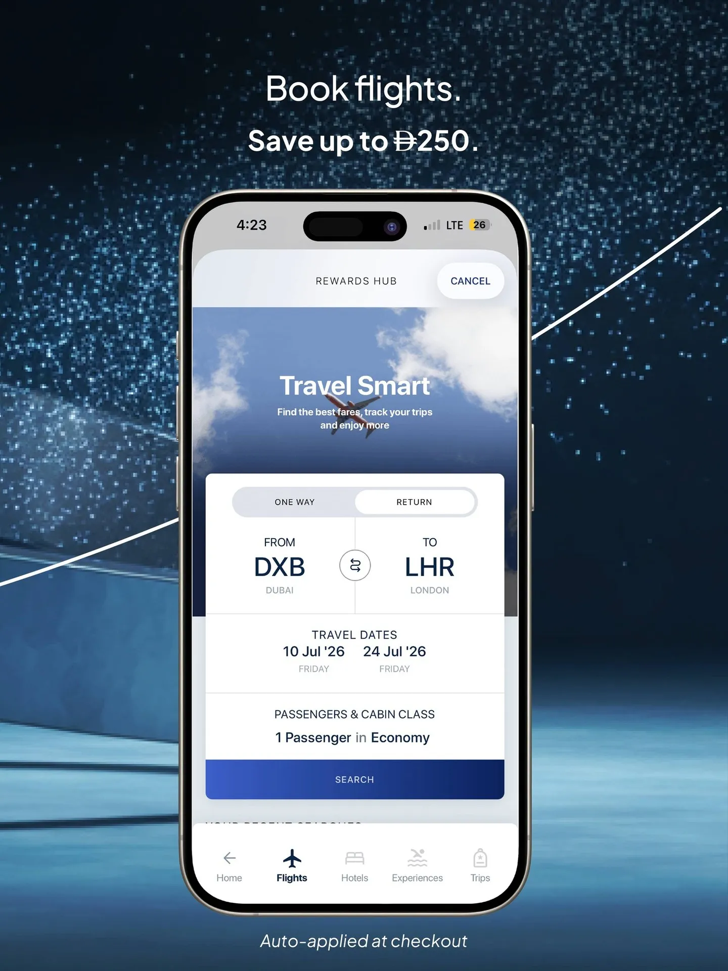 Premium experiences and lifestyle activities available via Emirates NBD rewards