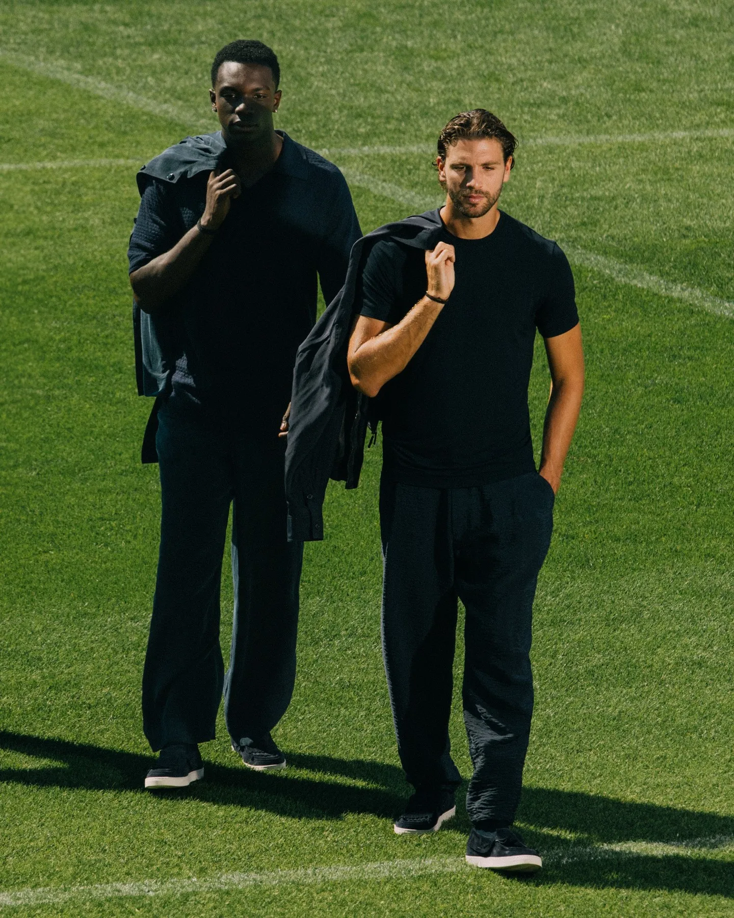 Giorgio Armani designed Juventus official wear showcasing elegant sartorial minimalism and comfort