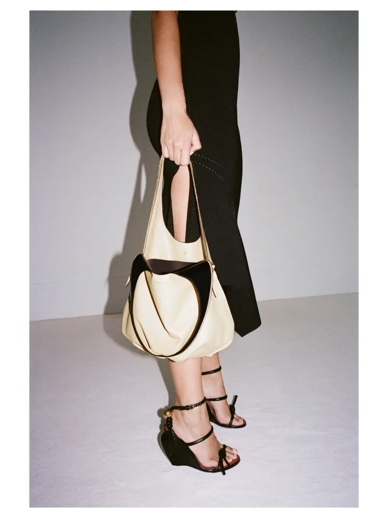 Model in an understated Givenchy piece demonstrating the elegant restraint and timeless grace of the Summer 2027 collection