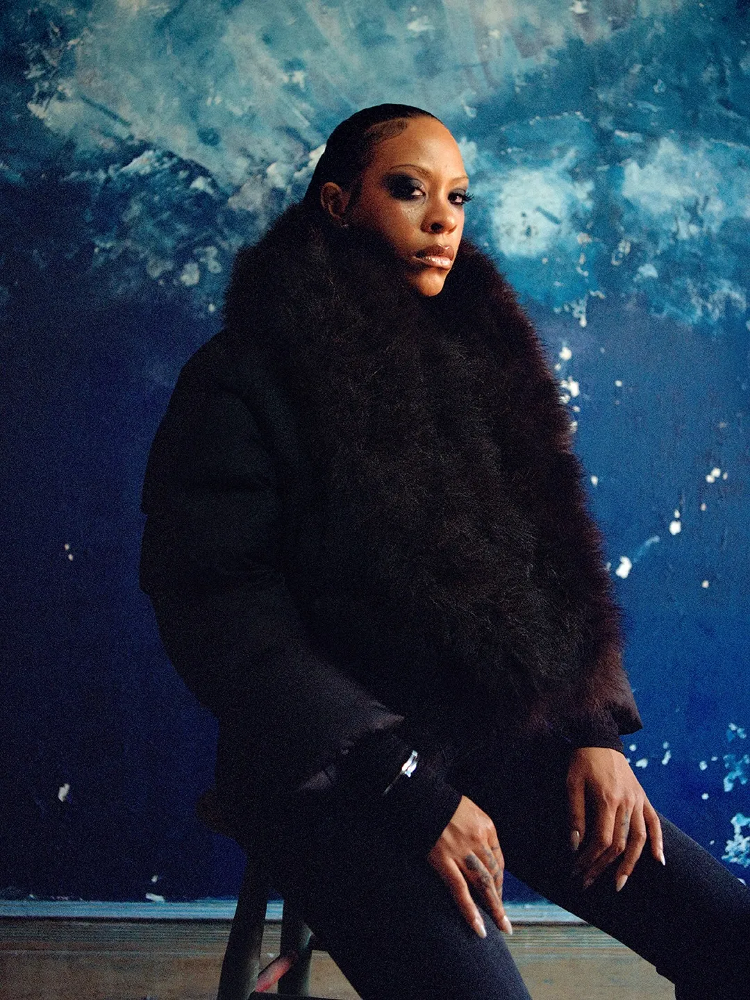 Michal Chelbin portrait of artist Rico Nasty for Gucci Primavera campaign, featuring striking compositional depth and intimate artistic vision