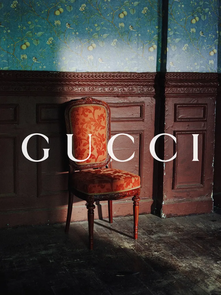 Gucci Primavera campaign imagery showcasing the collaborative essence between photographer Michal Chelbin and featured artist Rico Nasty