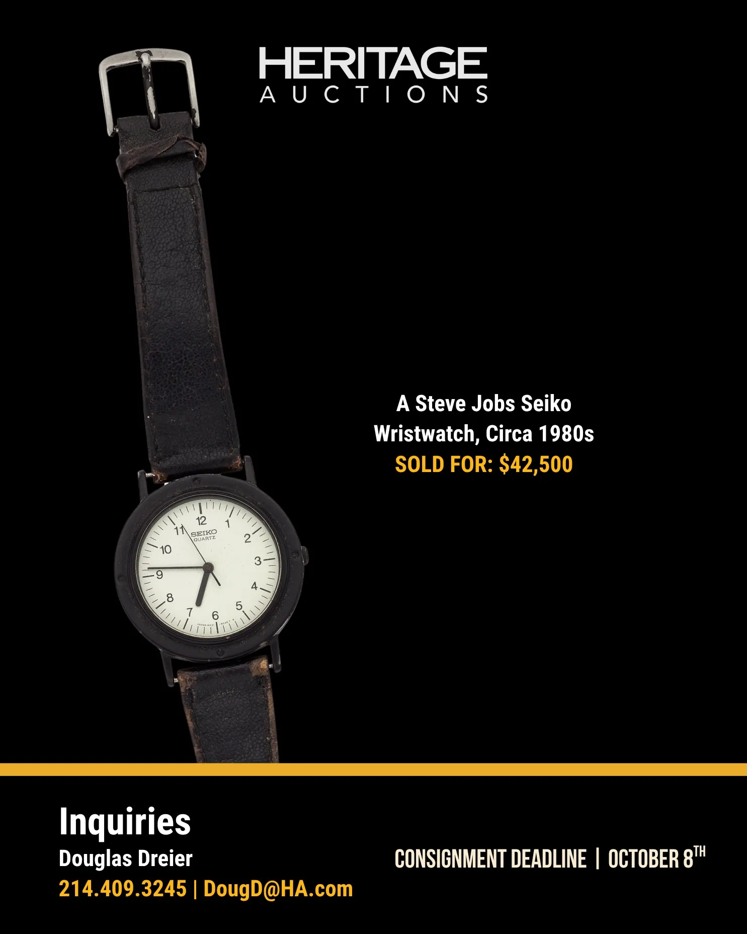 Personal items and collectibles connected to Steve Jobs era innovation