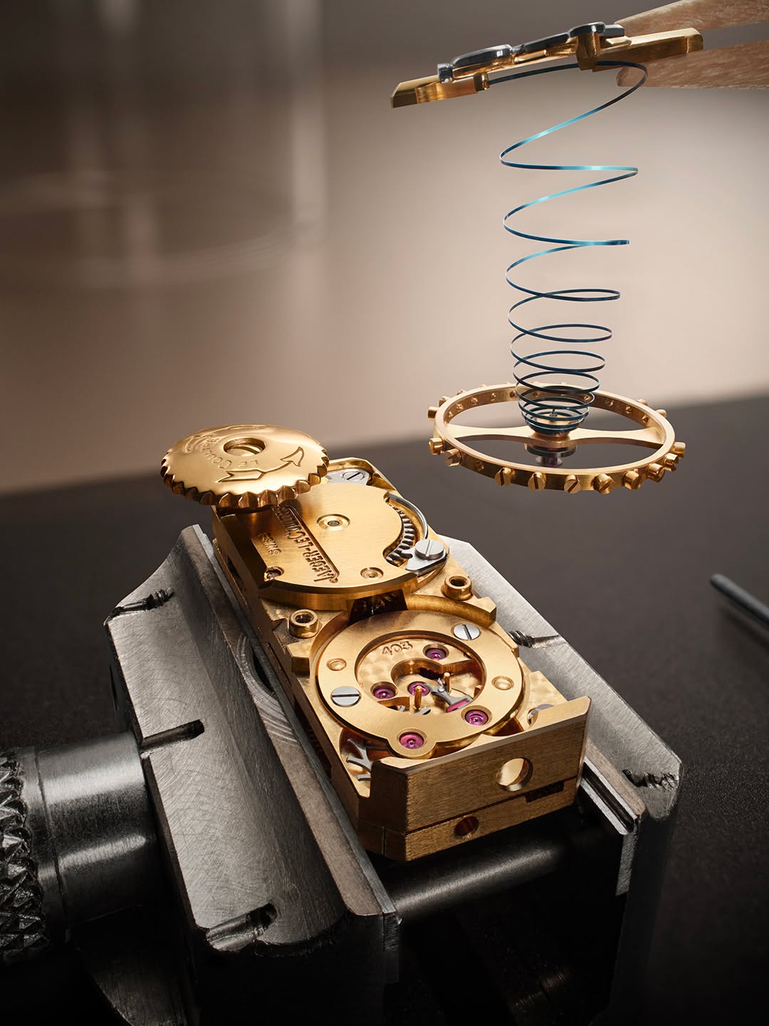 A vintage Jaeger-LeCoultre timepiece from The Collectibles exhibition, demonstrating museum-grade horological craftsmanship