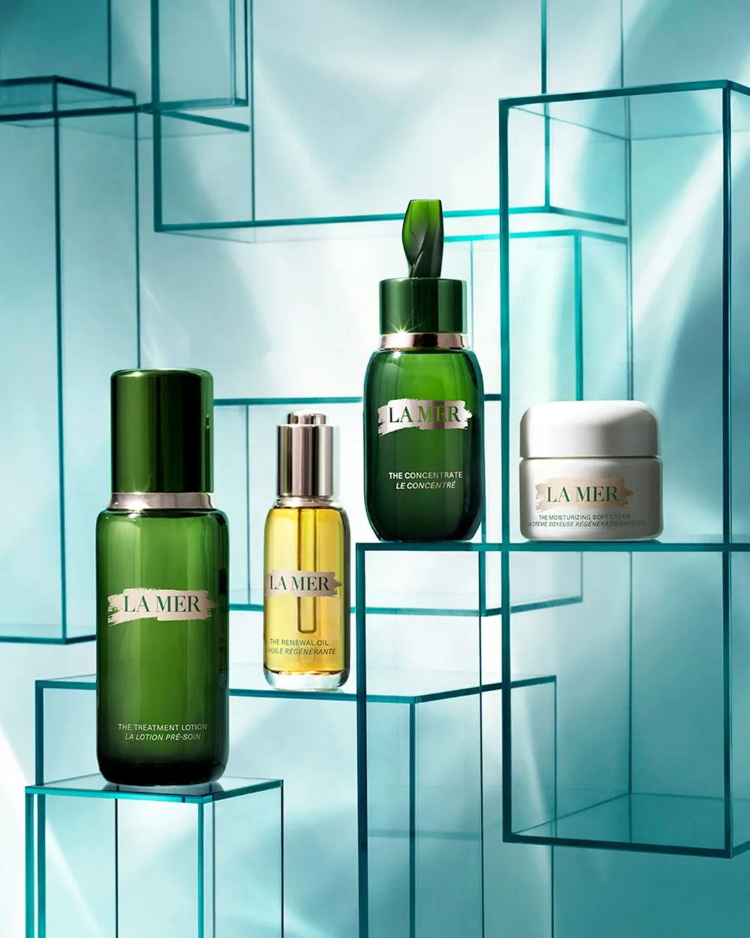 La Mer The NEW Concentrate serum bottle showcasing luxurious marine-inspired packaging and formulation