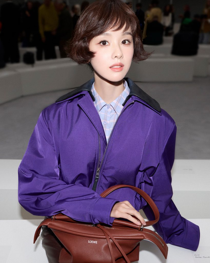 Chen Duling at the Loewe Spring Summer 2027 show
