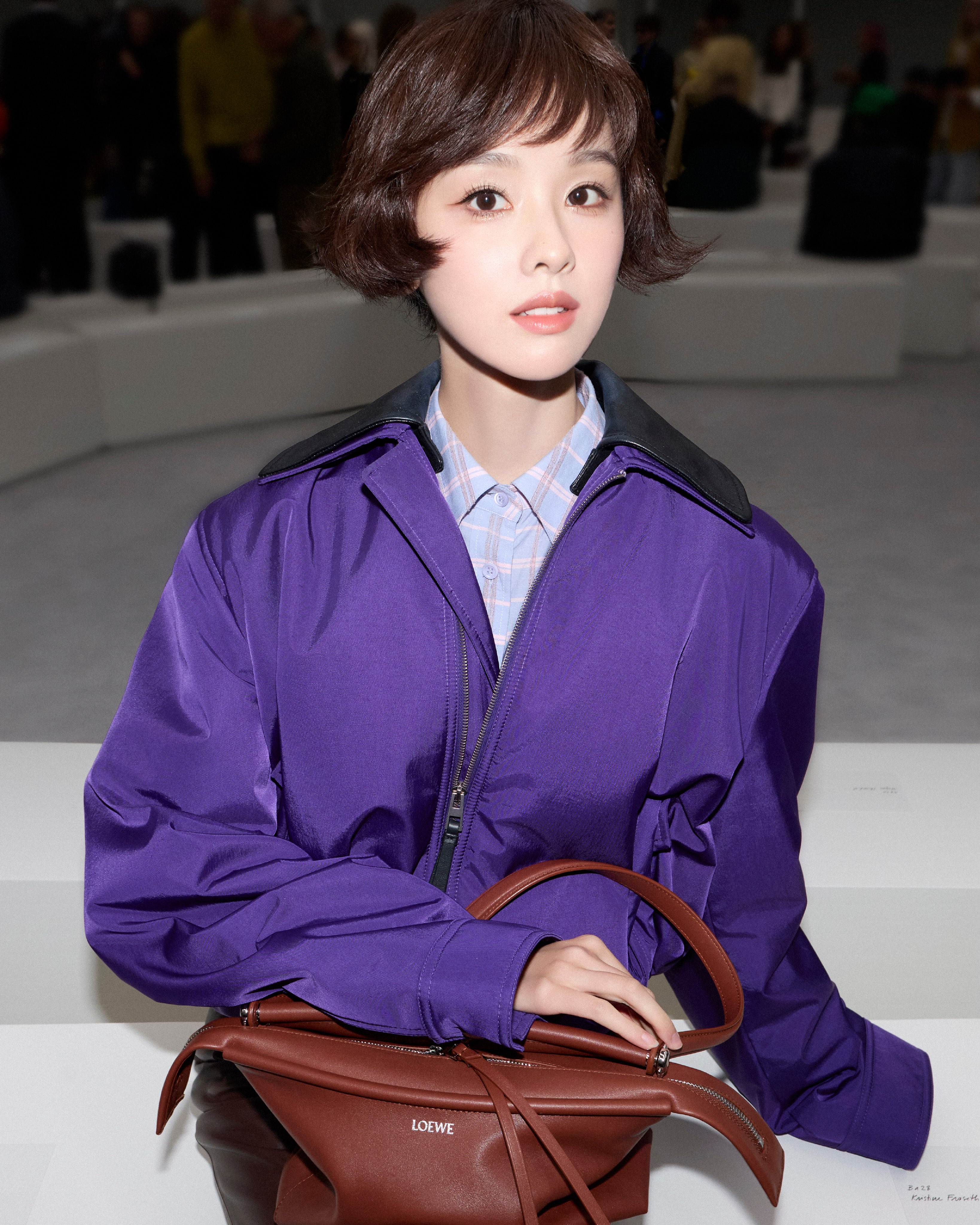 Chen Duling at the Loewe Spring Summer 2027 show