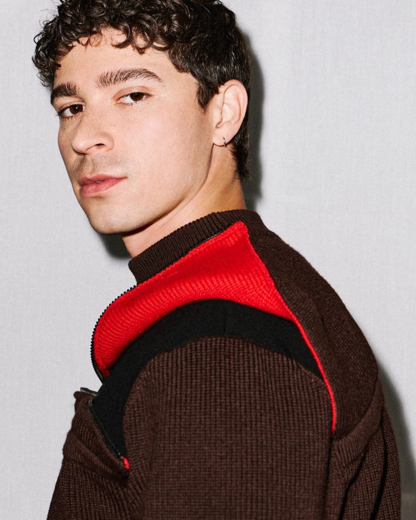 Isaac Cole Powell at the Loewe Spring Summer 2027 presentation