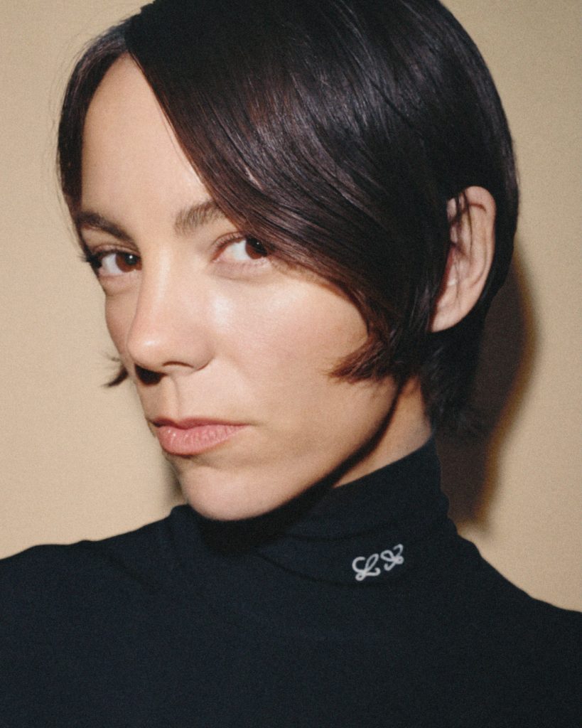 Victoria Luengo at the Loewe Spring Summer 2027 presentation