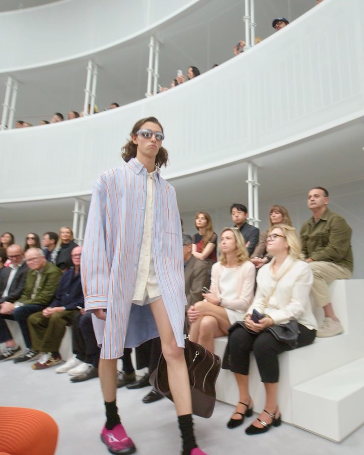 Full figure presentation of the collection demonstrating coordinated simplicity and understated luxury