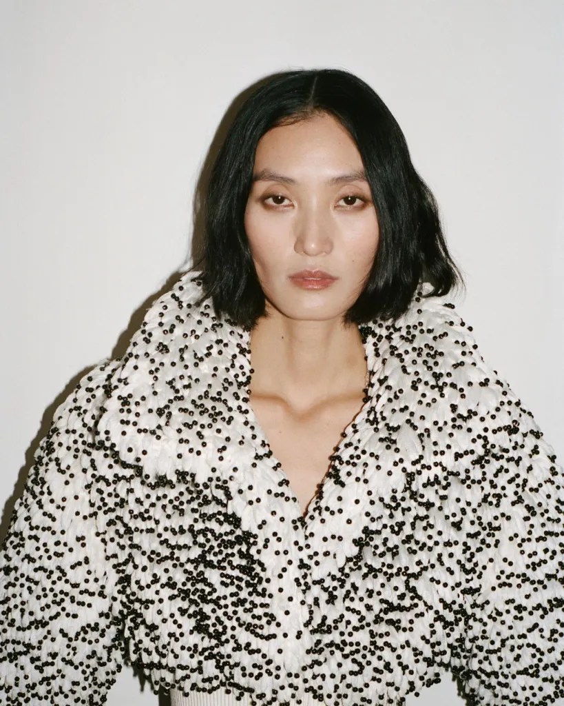 A striking Alaïa design exemplifying the house's commitment to timeless luxury and architectural precision