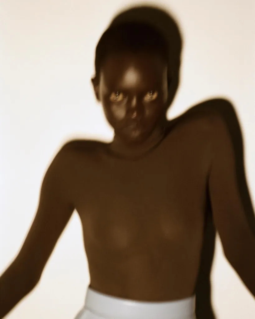 Model wearing Alaïa Winter Spring 2027 piece exemplifying the collection's sophisticated aesthetic