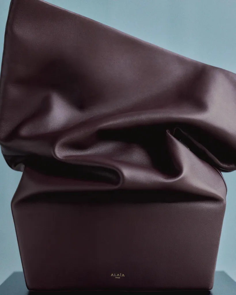 Alaïa garment featuring the house's characteristic interplay of texture and proportion