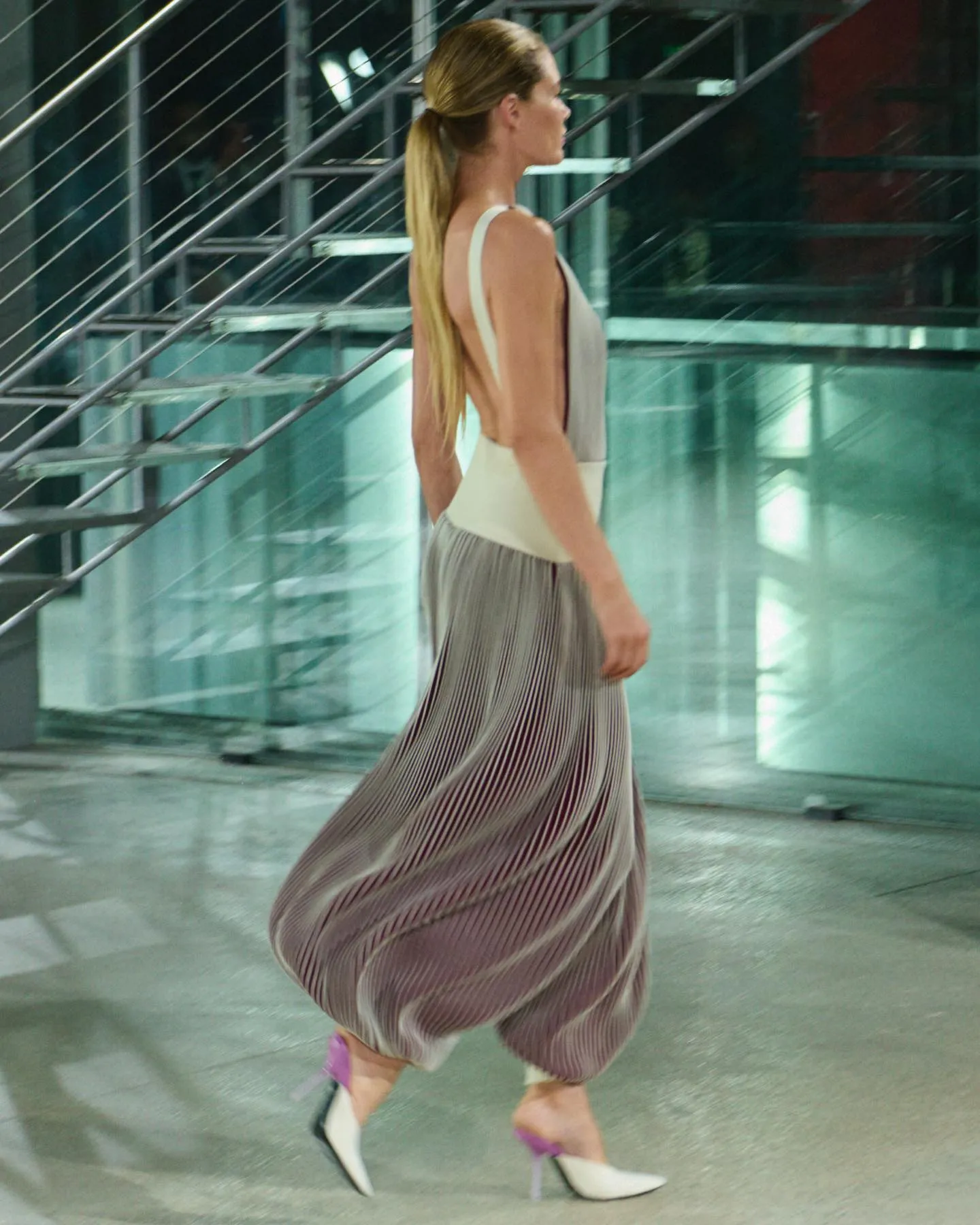 Alaïa Winter Spring 2027 haute couture silhouette in refined sculptural design