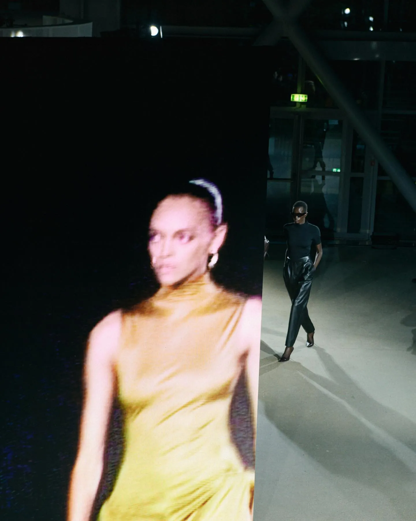 Fluid draped silhouette from Alaïa Winter Spring 2027 showcasing sophisticated elegance