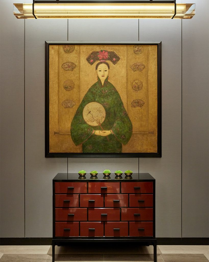 Sophisticated guest space designed for contemplation and discovery