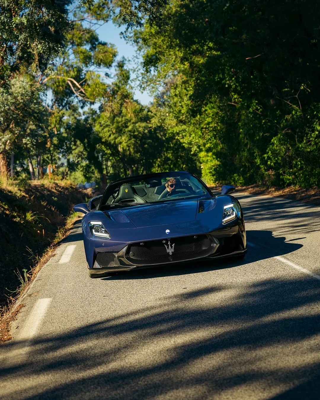 Maserati MC Pura Cielo roadster showcasing luxurious Alcantara interior details and open-air design
