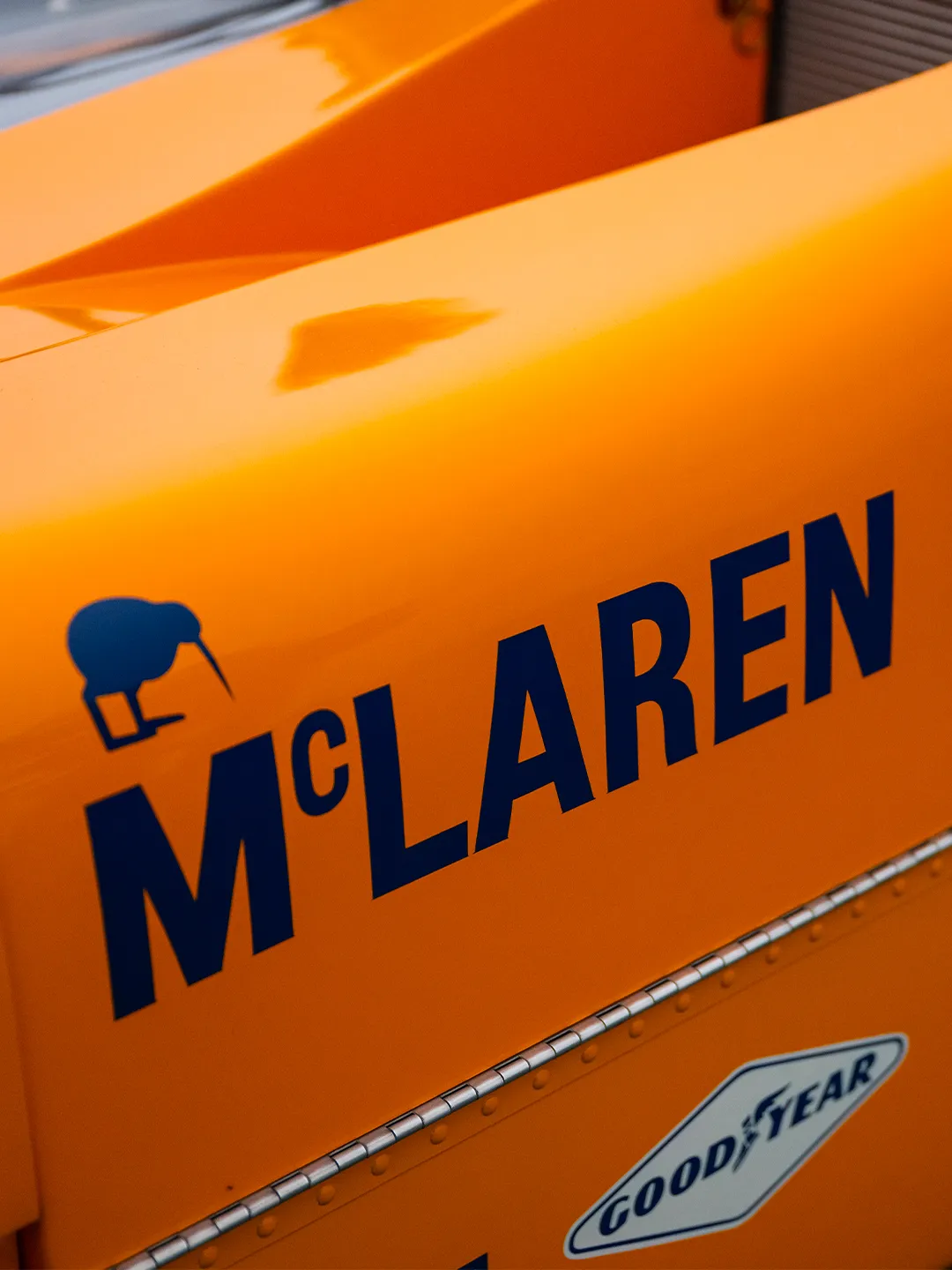 McLaren Heritage Shield emblem showcasing the brand's iconic identity and automotive legacy