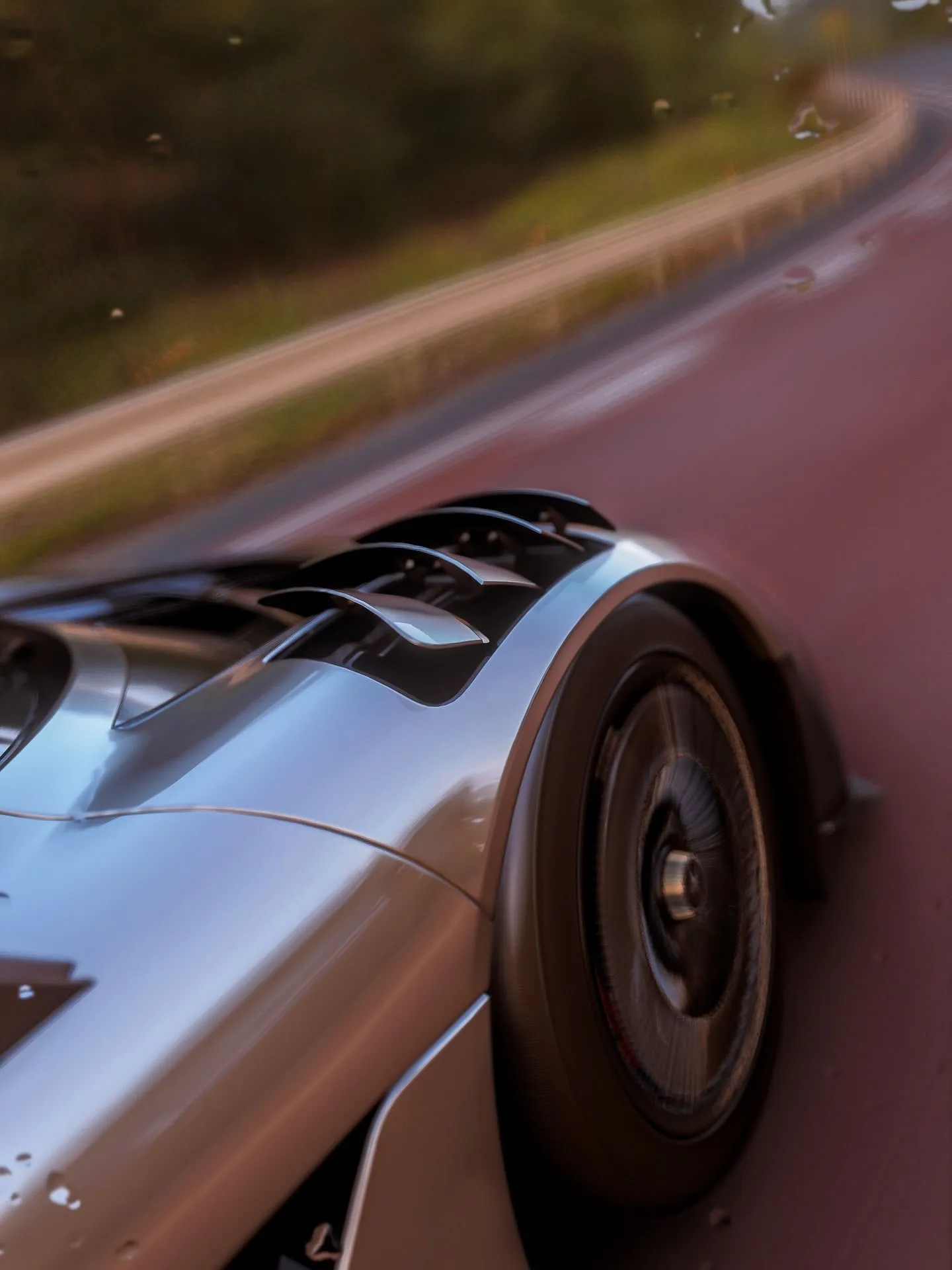 Overhead perspective of the Mercedes-AMG ONE demonstrating its compact, purposeful silhouette