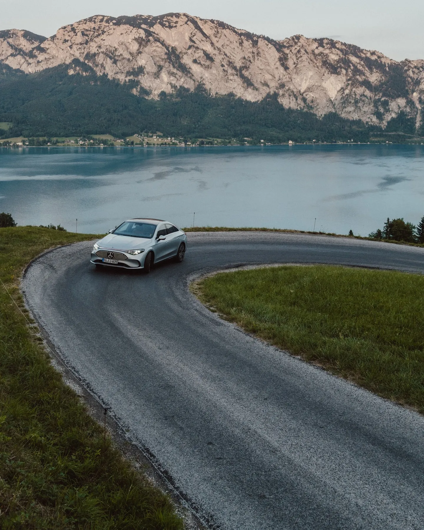 Atmospheric detail of the CLA's sophisticated exterior design